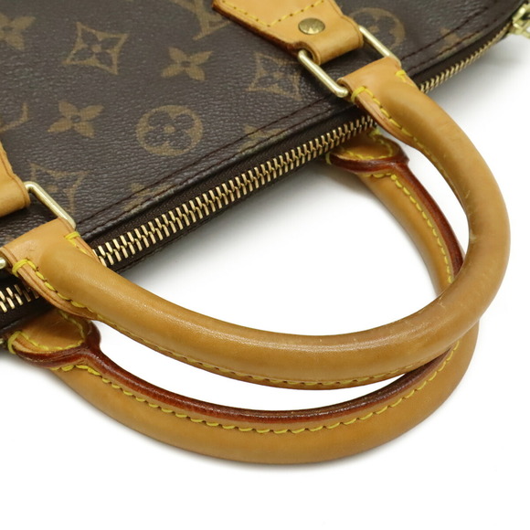 LOUIS VUITTON Authentic Brown Monogram Speedy 30 Boston Bag - Picture 5 of 10